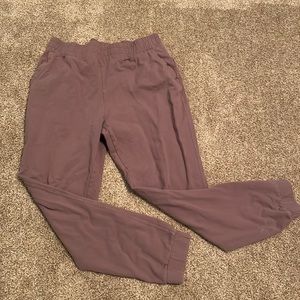 Purple joggers